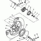 YZ 80 Заднее колесо