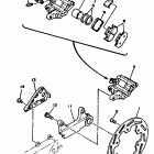 YZ 250 Задний суппорт тормозной
