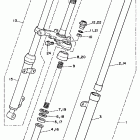 YSR 50 Передняя вилка