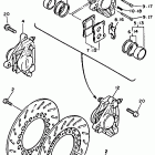 Virago 750 Передний тормозной суппорт