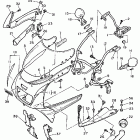 FZR 1000 Обтекатель 1