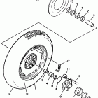 VMX12B/VMX12BC Заднее колесо