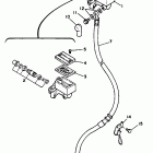 XT 350 Главный тормозной цилиндр,передний