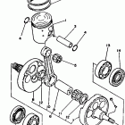 YZ 250 Коленчатый вал и Поршень