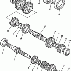 XV750B/XV750BC Трансмиссия