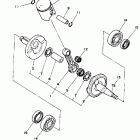 YZ 80 Коленчатый вал и Поршень