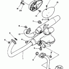 XV 250 Exhaust (non-california model)