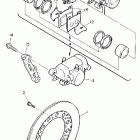 FJ1200 Задний суппорт тормозной