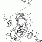 XV1100AC/XV1100A Переднее колесо