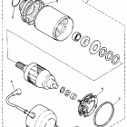FZR 1000 Стартер электрический