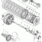 Virago 750 Сцепление