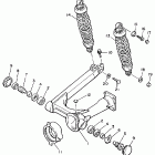 XV 1000 Подвеска задние амортизаторы