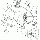YZ 490 Топливный бак