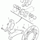XVZ 1300 Задний суппорт тормозной