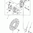 YZ 490 Передний тормозной суппорт