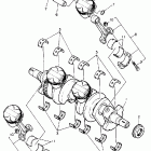 FZR 600R Коленчатый вал и Поршень