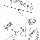 YZ 125 Задний суппорт тормозной