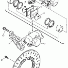 FZR 1000 Задний суппорт тормозной
