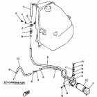 FZR 600 Топливный бак (только шт.Калифорния)