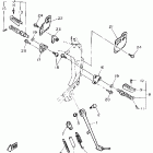 FZR 400S Подножки