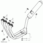 FZR 400 Выхлопная система