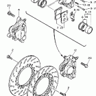 XV1100AC/XV1100A Передний тормозной суппорт