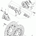 FZR 400 Передний тормозной суппорт