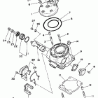 YZ 125 Головка цилиндра