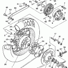 XV 250 Заднее колесо