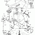 FZR 600RA Топливный бак