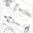 FZR 600RA Стартер электрический