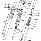 XT 350 Передняя вилка