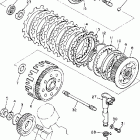 XV535A/XV535AC Сцепление
