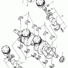 FZR 600RA Коленчатый вал и Поршень