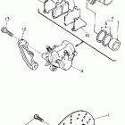 FZR 400S Задний суппорт тормозной