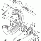 FZR 600 Заднее колесо