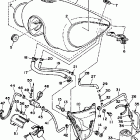 XV1100AC/XV1100A Топливный бак  (только шт. Калифорния)