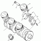 FZR 1000 Коленчатый вал и Поршень