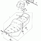 Virago 750 Сидение