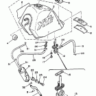 XT 350 Топливный бак  (только шт. Калифорния)