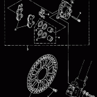 YZ 250WR Передний тормозной суппорт
