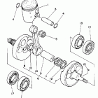 YZ 250 Коленчатый вал и Поршень