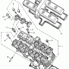 FZR 600R Головка цилиндра