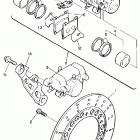 FZR 600R Задний суппорт тормозной