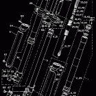 YZ 250WR Передняя вилка