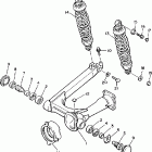 XV1100AC/XV1100A Подвеска задние амортизаторы