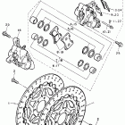 FZR 1000 Передний тормозной суппорт
