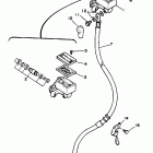 XT 350 Главный тормозной цилиндр,передний