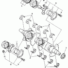 FZR 400S Коленчатый вал и Поршень