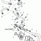 FZR 600RA Водяной насос